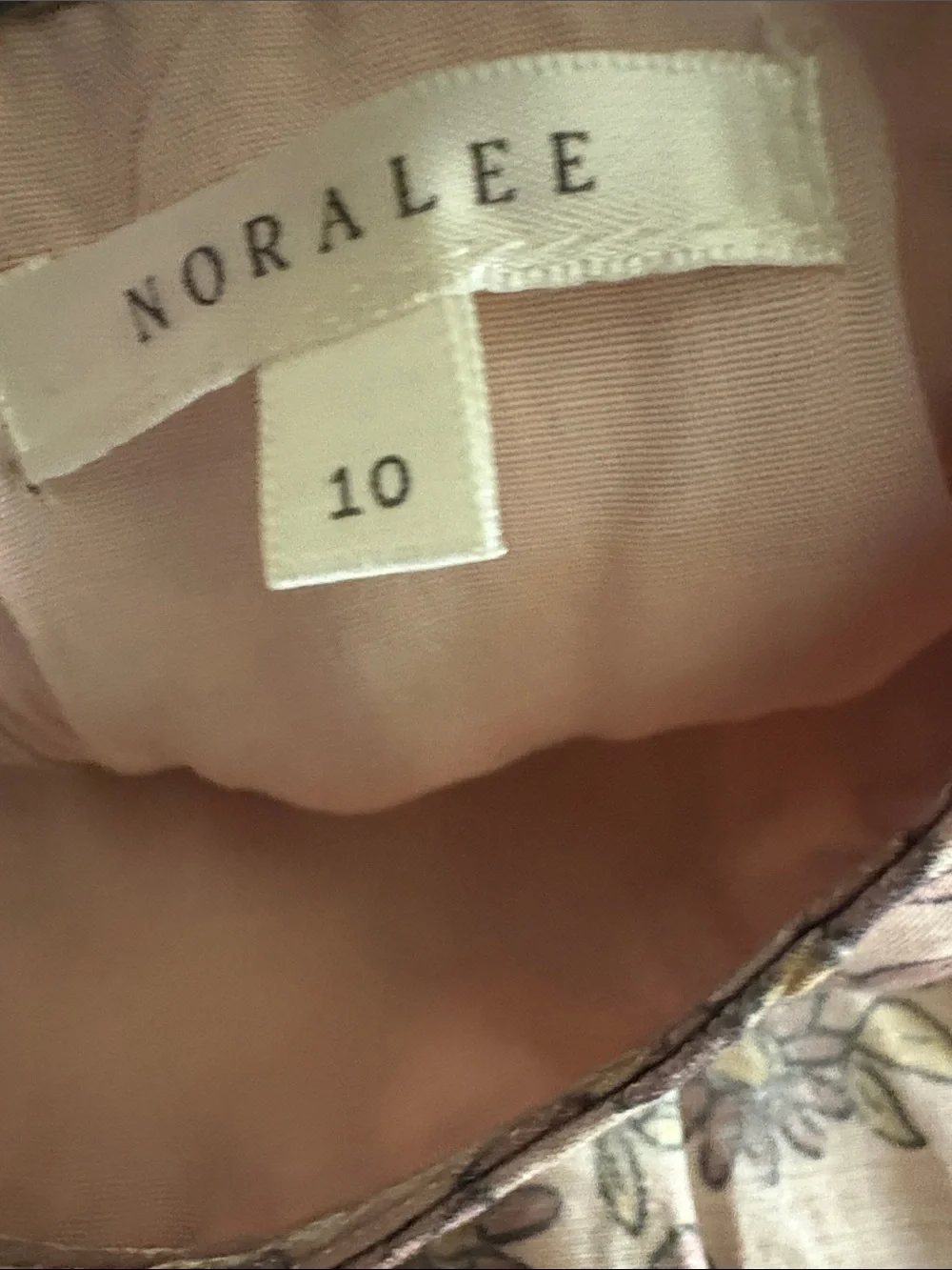 NWOT Noralee Girls Luna Dress — Harvest Fleur | Rose Fall Dress